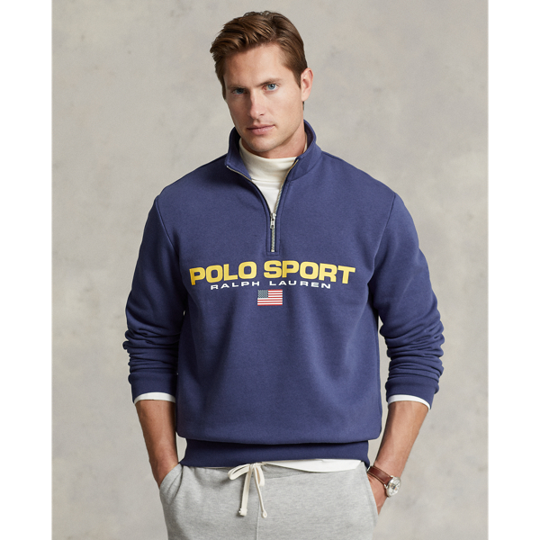 Polo Sport Fleece Quarter Zip Sweatshirt for Men Ralph Lauren UK