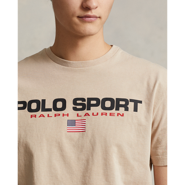 Classic-Fit T-Shirt Polo Sport Polo Ralph Lauren in Klassisches Khaki 6