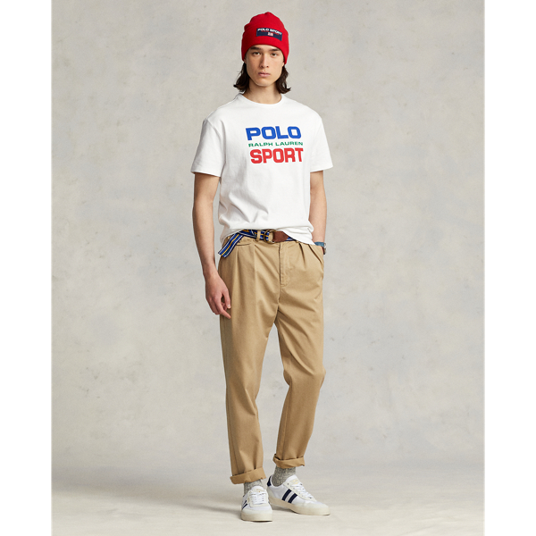 Classic-Fit T-Shirt Polo Sport Polo Ralph Lauren in Wei&szlig; 4