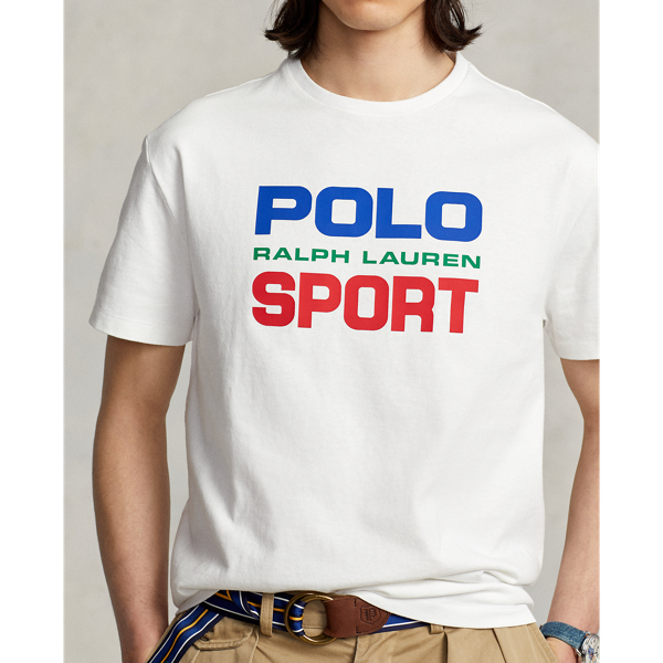 Classic-Fit T-Shirt Polo Sport Polo Ralph Lauren in Wei&szlig; 6