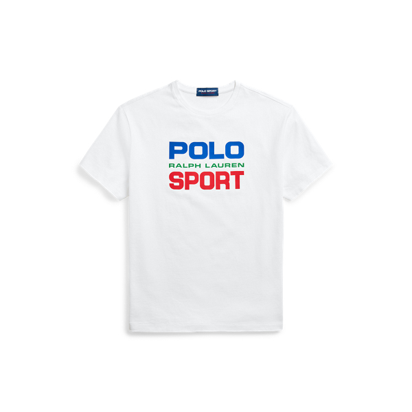 Classic-Fit T-Shirt Polo Sport Polo Ralph Lauren in Wei&szlig; 2
