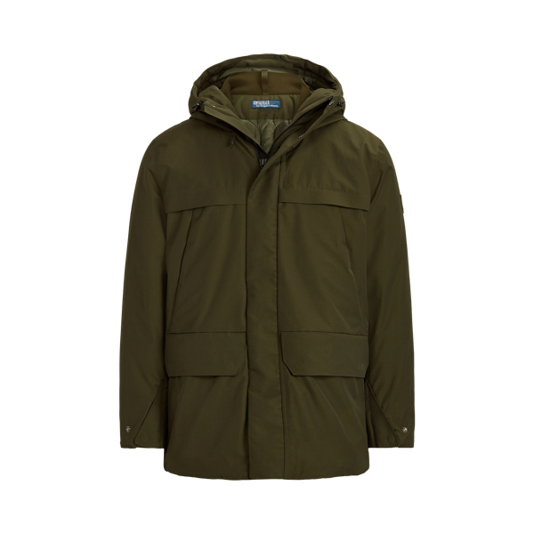 Piumino idrorepellente con cappuccio