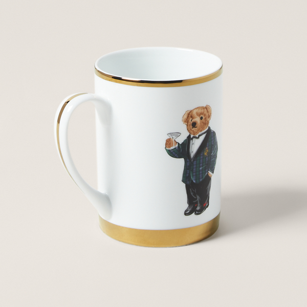 Thompson Polo Bear Plate Mug Gift Set Ralph Lauren DZ