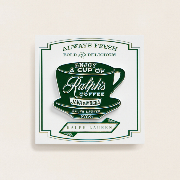 Green And White Ralph&rsquo;s Coffee Cup Pin Ralph Lauren Home 2