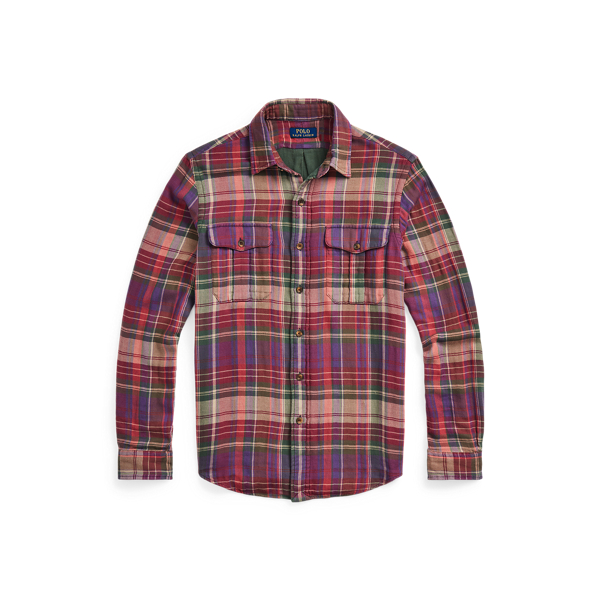 Custom fit geruit dubbelzijdig overhemd Polo Ralph Lauren in 1