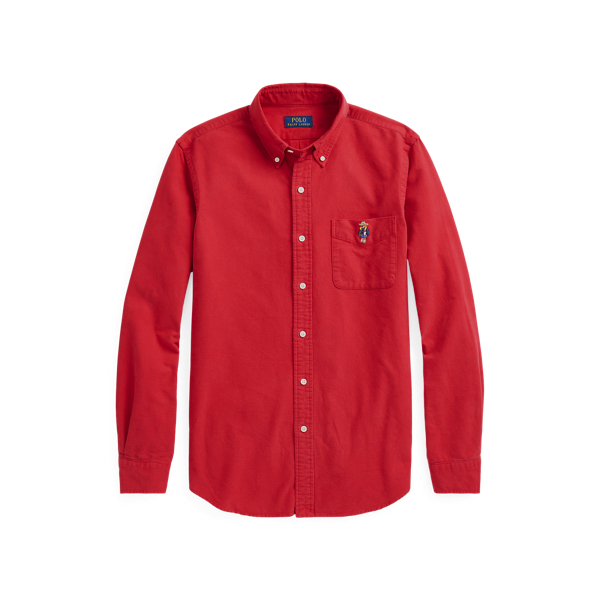 Camisa Oxford Polo Bear Custom Fit Polo Ralph Lauren en 1
