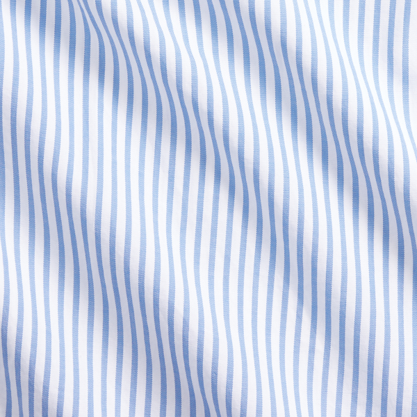 Custom Fit Striped Stretch Oxford Shirt