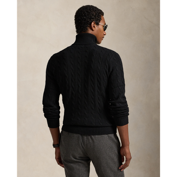 S*6様 Ralph Lauren タートルネックニット ブラック　クレスト S*6様 Ralph Lauren タートルネックニット ブラック クレスト