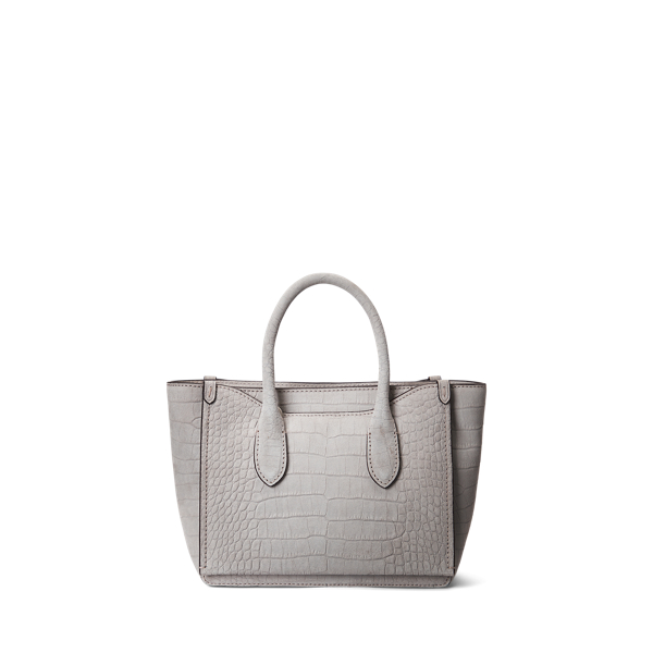 Croc-Embossed Mini Sloane Satchel