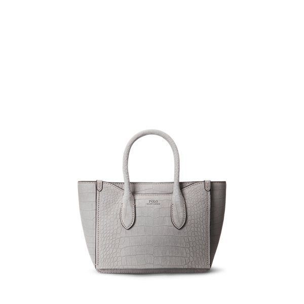 Croc-Embossed Mini Sloane Satchel