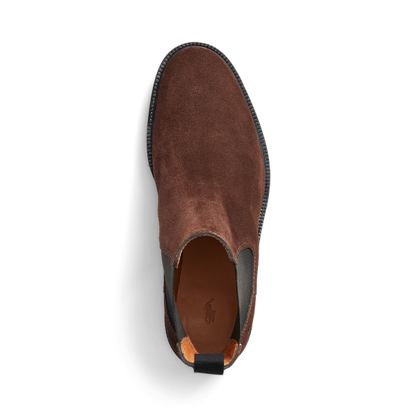 Chocolate Suede Lug Chelsea Boot Polo Ralph Lauren 4