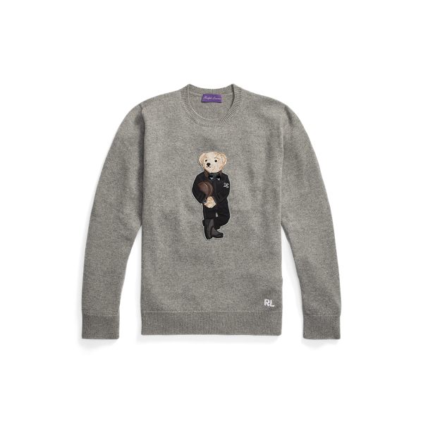 Kasjmier trui met Polo Bear Purple Label in 1