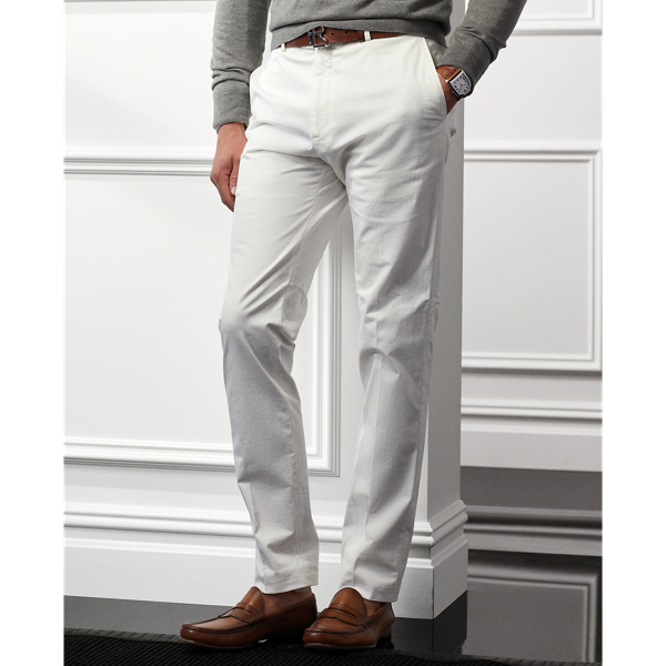 Men's White Purple Label Pants | Ralph Lauren
