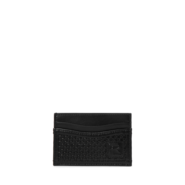 Woven Leather Card Case