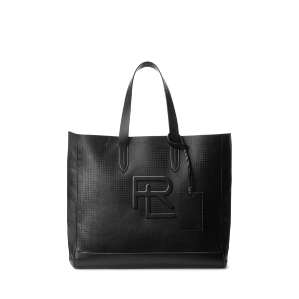 Perforated Leather Tote