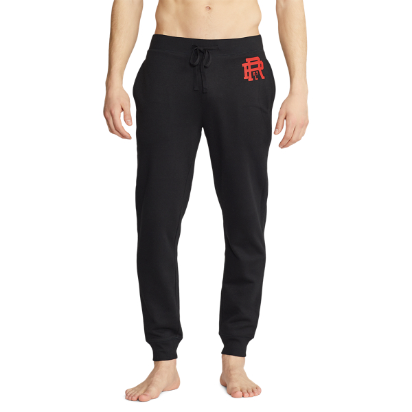 Polo Black/ Red Logo Brushed Fleece Sleep Jogger Polo Ralph Lauren 3