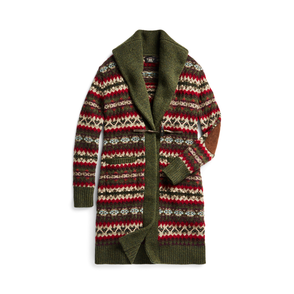 Fair Isle Long Cardigan RRL 1