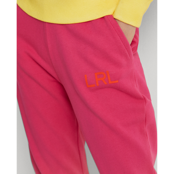 Pink/Orange/Yellow Dip-Dyed French Terry Sweatpant Lauren Petite 6