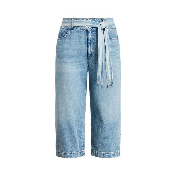 Cropped Wide-Leg Jean Lauren Woman 1
