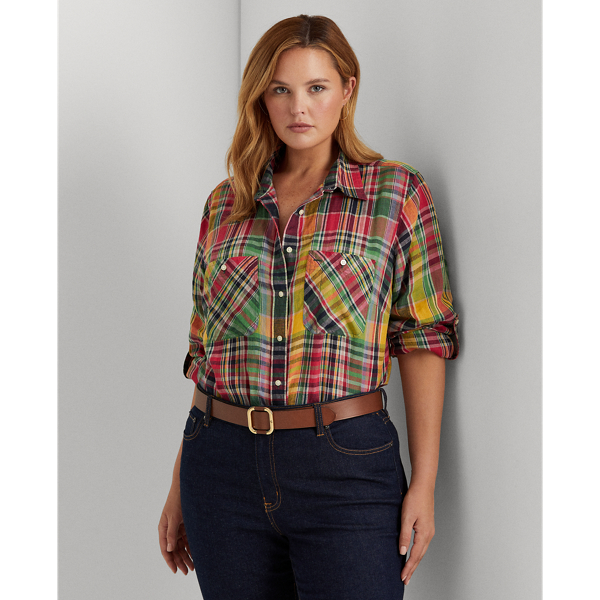 Plaid Linen Shirt
