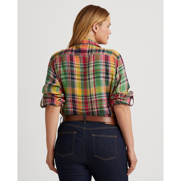 Plaid Linen Shirt