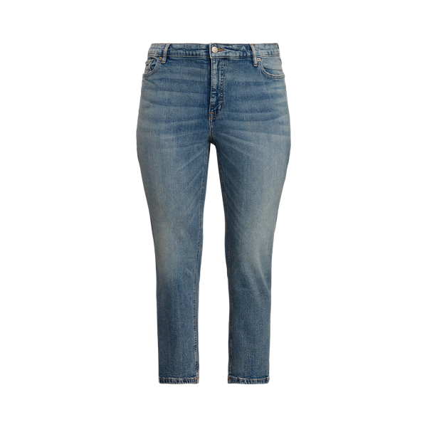 Enkellange jeans met hoge taille Lauren Woman in 1