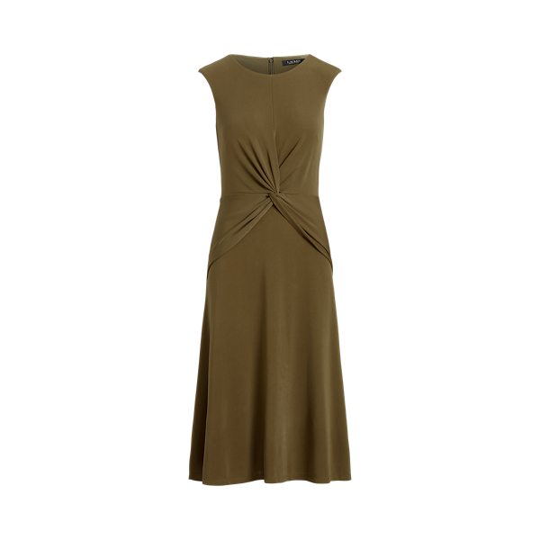 Twist-Front Jersey Dress Lauren 1