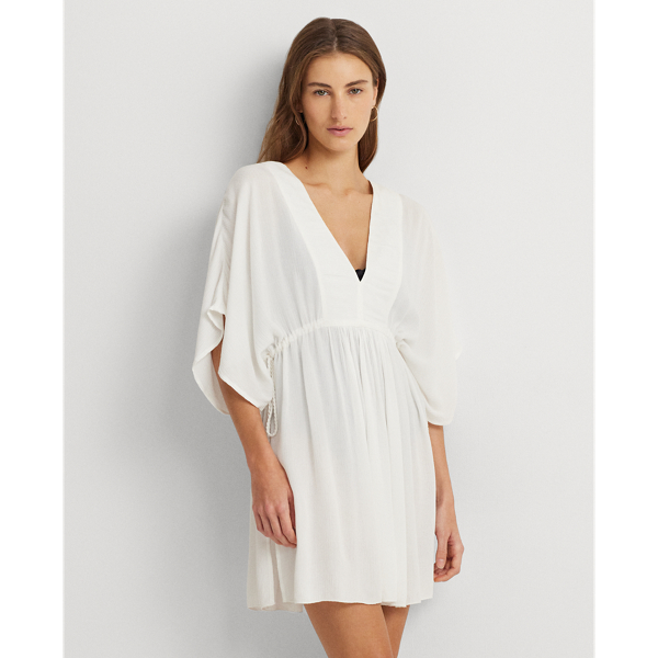 Crinkled Tunic Cover-Up