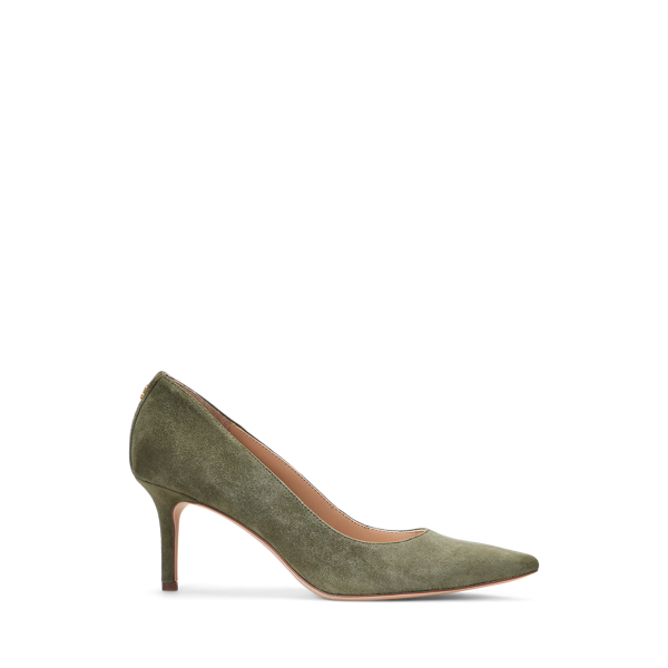 Ralph shops lauren suede pumps