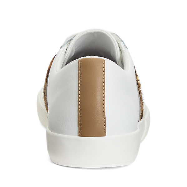 Snow White/Camel/Desert Janson II Action Leather Sneaker Lauren 3