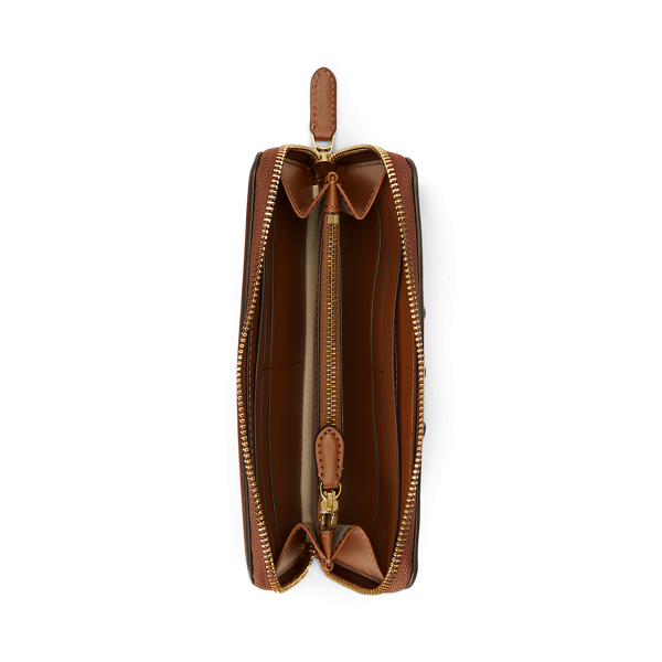 Lauren Tan Leather Continental Wallet Lauren 3