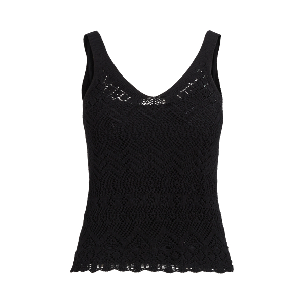 Sleeveless Pointelle Sweater Lauren 1