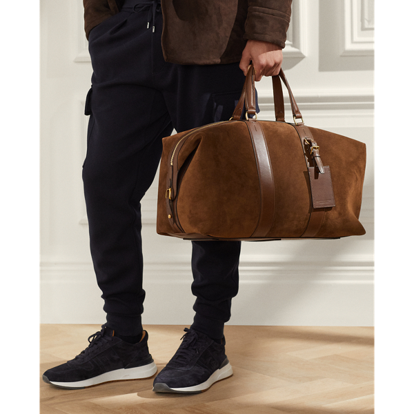 Chestnut Calf-Suede Welington Duffel Purple Label 7