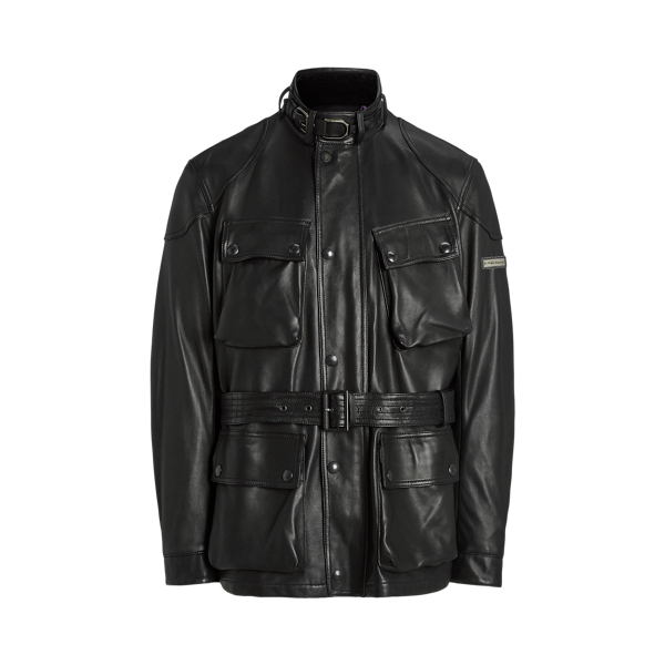 Chaqueta motera Willis de piel Purple Label en 1