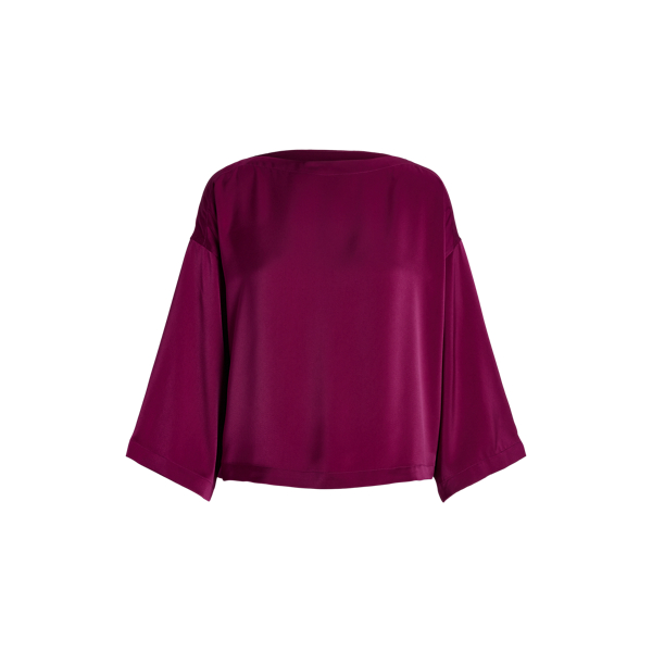 Satin Boatneck Top Polo Ralph Lauren 1