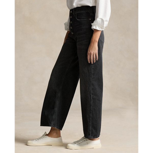 Anthropologie ハイライズワイドレッグカフジーンズ RALPH LAUREN｜ハイライズ ワイドレッグ ジーンズ | Rakuten