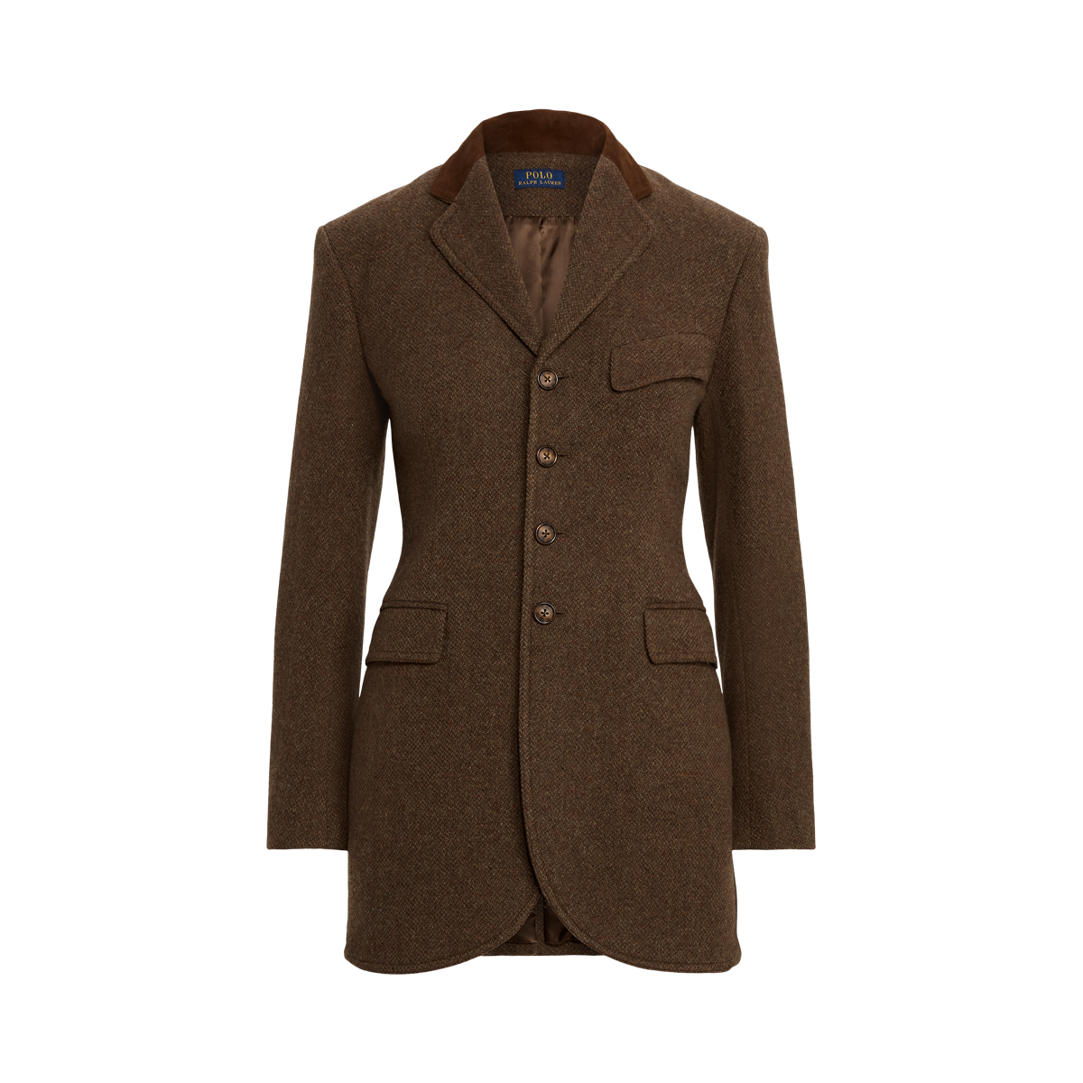 Ralph lauren tweed blazer womens online