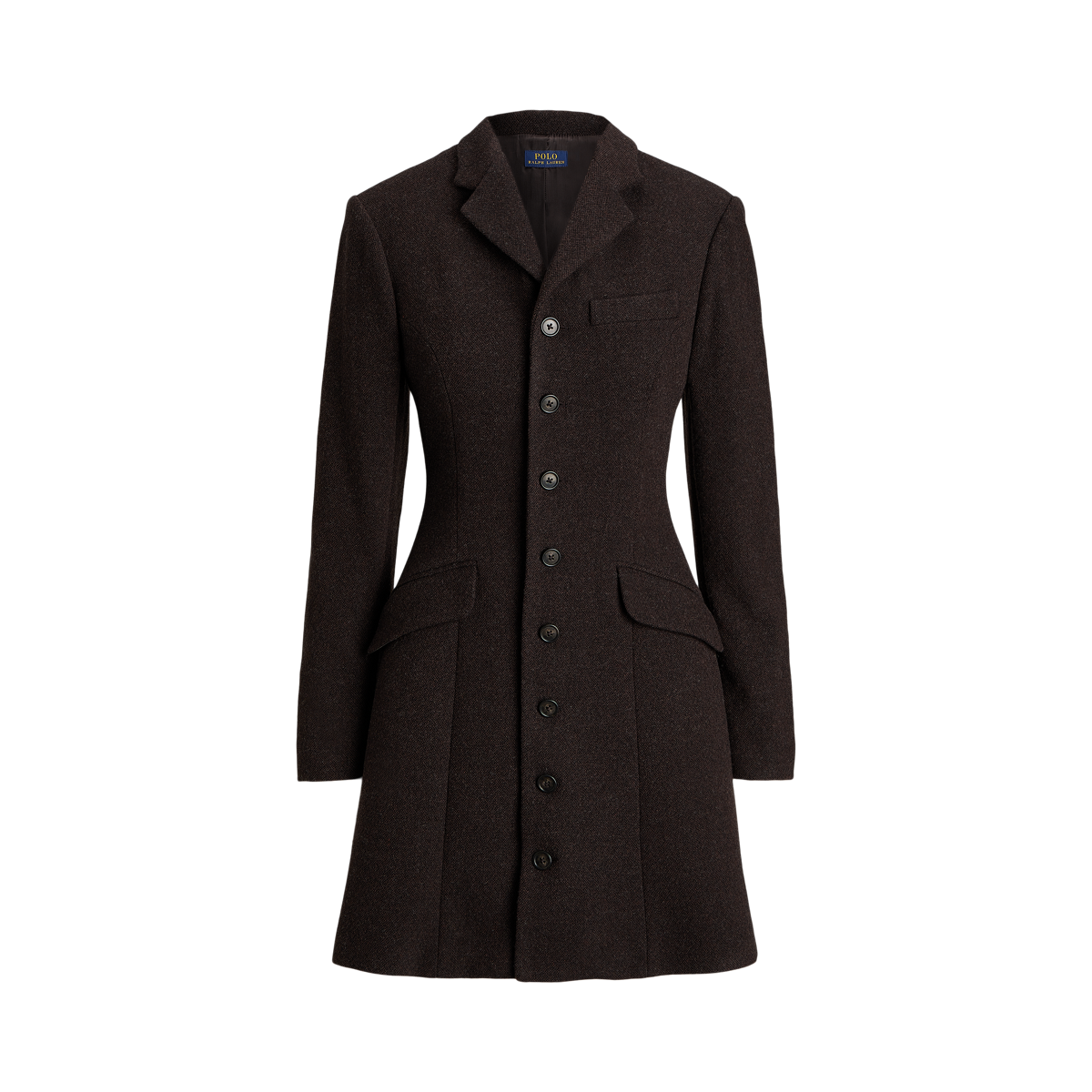 Ralph lauren fit and flare coat on sale