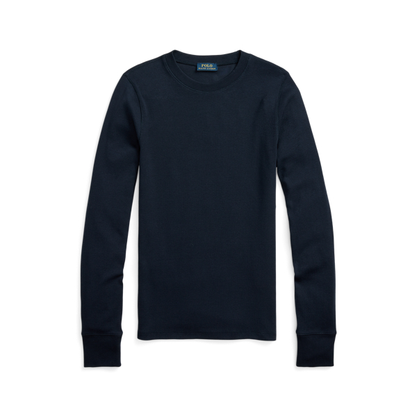 Langarm-T-Shirt mit Wildlederbesatz Polo Ralph Lauren in 1