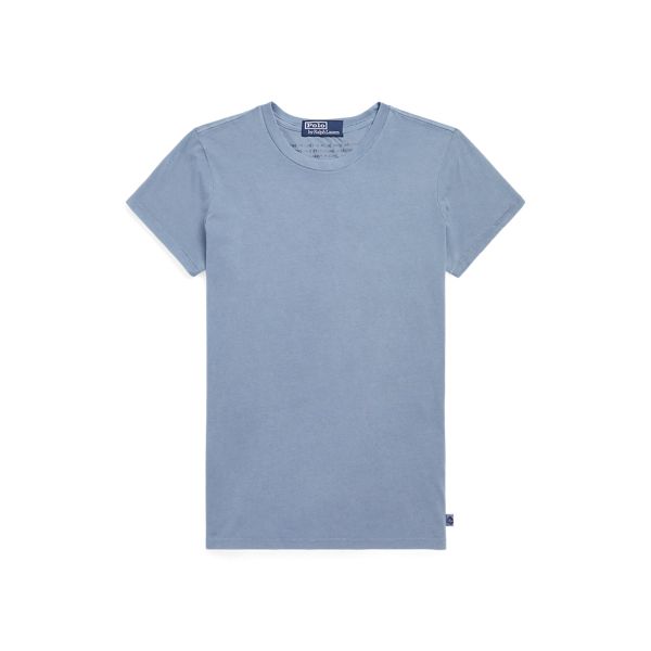 Navy Organic Cotton Crewneck Tee Polo Ralph Lauren 2