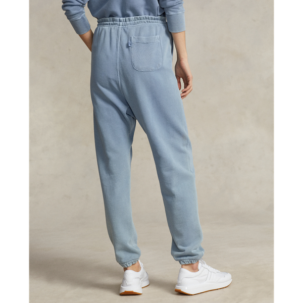 Indigo Organic Cotton Fleece Jogger Polo Ralph Lauren 5