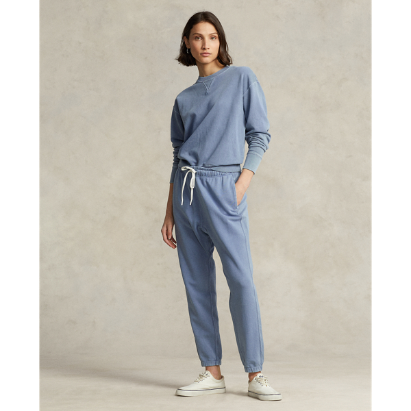 Indigo Organic Cotton Crewneck Sweatshirt Polo Ralph Lauren 4