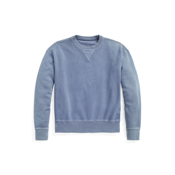 Indigo Organic Cotton Crewneck Sweatshirt Polo Ralph Lauren 2