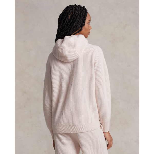 Kapuzenpullover aus Kaschmir RLX in Alabaster Pink 5