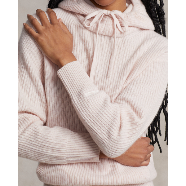 Kapuzenpullover aus Kaschmir RLX in Alabaster Pink 6