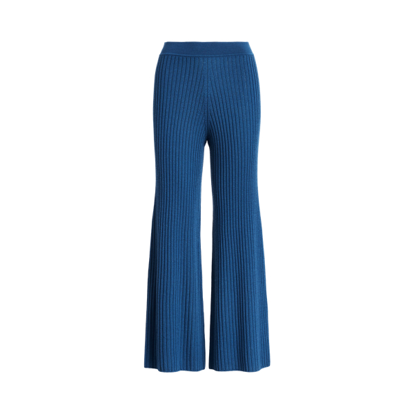 Pantalon &agrave; jambe large en m&eacute;rinos RLX en 1