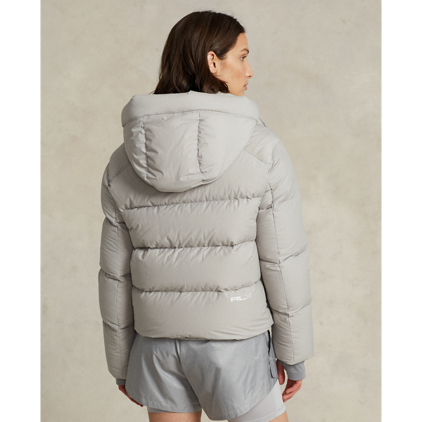 Doudoune &agrave; capuche r&eacute;sistante &agrave; l'eau RLX en Nickel clair 4