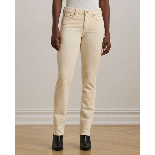 Stretch Corduroy Mid-Rise Straight Pant | Ralph Lauren