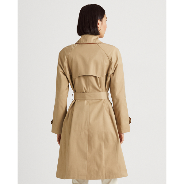 Trenchcoat mit G&uuml;rtel Lauren Petite in Birkenbraun 4