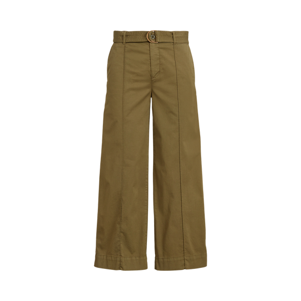Twillhose mit weitem Bein und G&uuml;rtel Lauren in 1